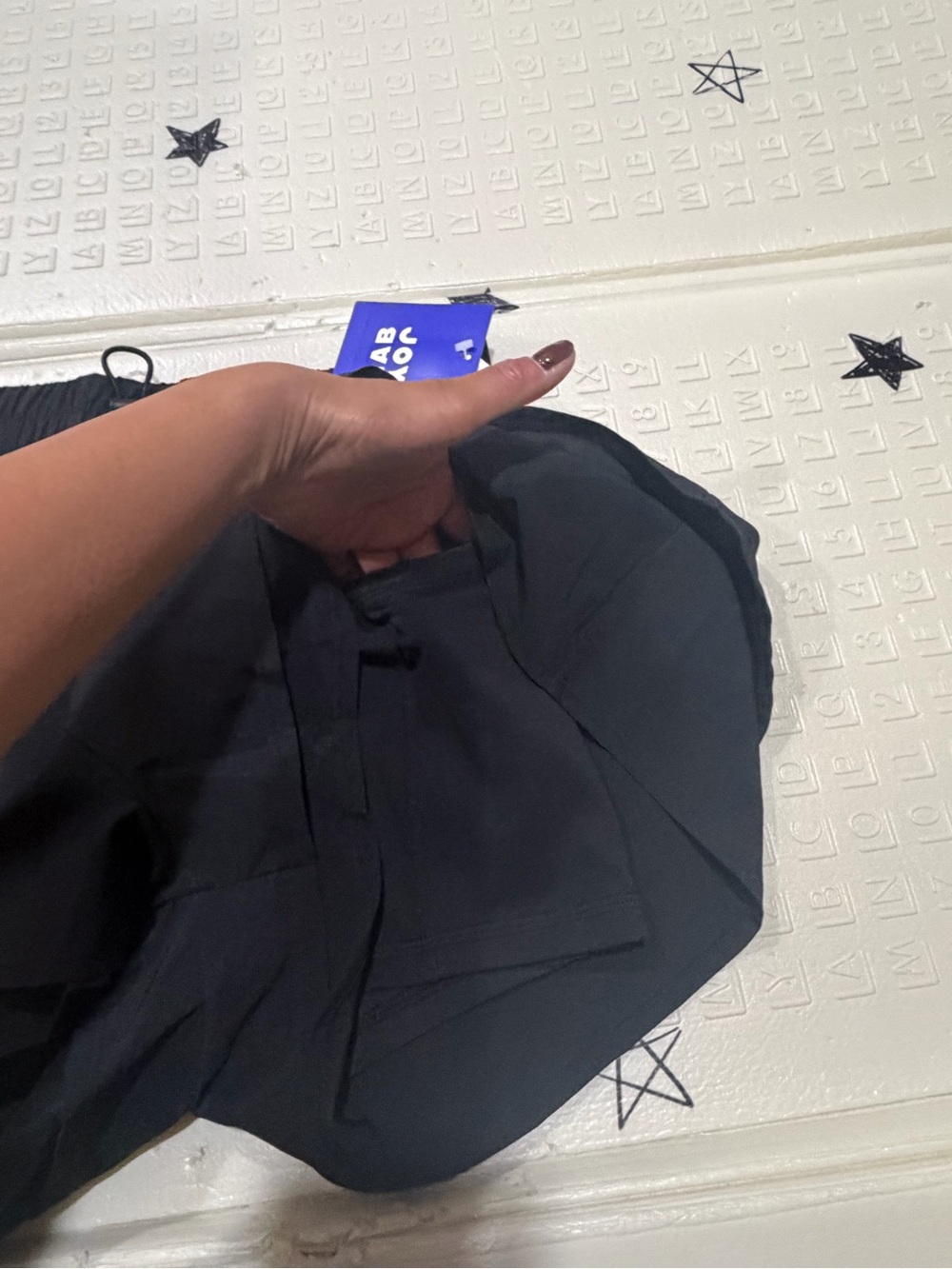 JoyLab Black Ruffle-Layer Athletic Shorts - Picture 4 of 5
